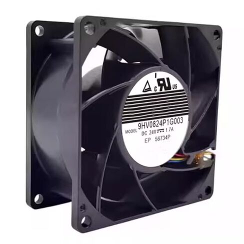 9HV0824P1G003 DC 24V 1.7A 80x80x38mm مروحة تبريد 4 أسلاك in Kuwait