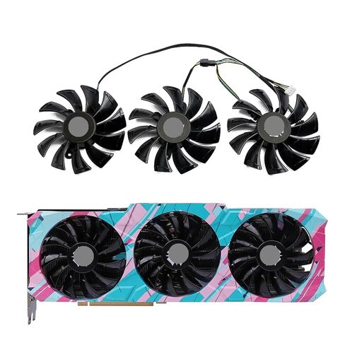 GA92S2U 0.46A Cooler Fans Compatible for ZOTAC GeForce RTX 3090 3080 3070 3060 Ti X-Gaming Graphics Card in Kuwait