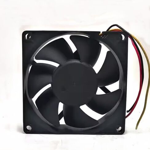 AQ08024XB257200 DC 24V 0.24A 80x80x25mm مروحة تبريد 3 أسلاك in Kuwait