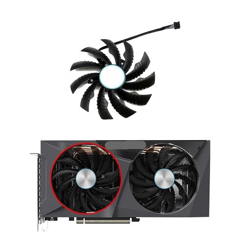 95MM PLD10010S12H GPU Cooling Fan Compatible for Gigabyte GeForce RTX 3060 3060Ti Eagle Graphics Card(A Fan) in Saudi Arabia
