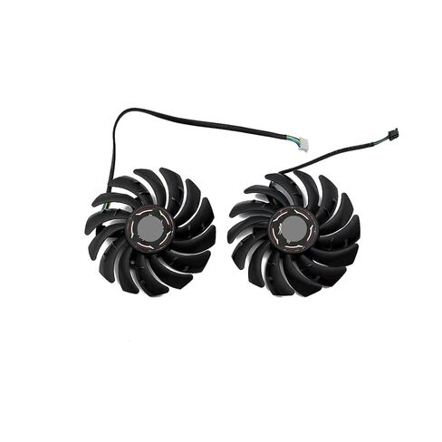 مروحة رسومات 87 مم PLD09210S12HH DC12V 0.40A 4PIN متوافقة مع بطاقة MSI GeForce RTX2060 Super Gaming X (B-Fan) in Kuwait
