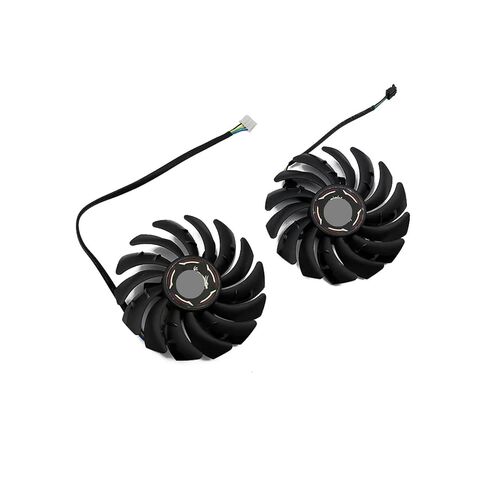 مروحة رسومات 87 مم PLD09210S12HH DC12V 0.40A 4PIN متوافقة مع بطاقة MSI GeForce RTX2060 Super Gaming X (B-Fan) in Kuwait
