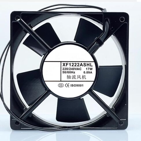 XF1222ASHL AC 220/240V 0.09A 17W 120x120x25mm مروحة تبريد بسلكين in Kuwait
