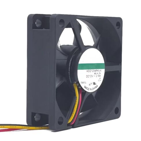 KDE1206PKVX DC 12V 2.9W 60x60x20mm مروحة تبريد 3 أسلاك in Kuwait
