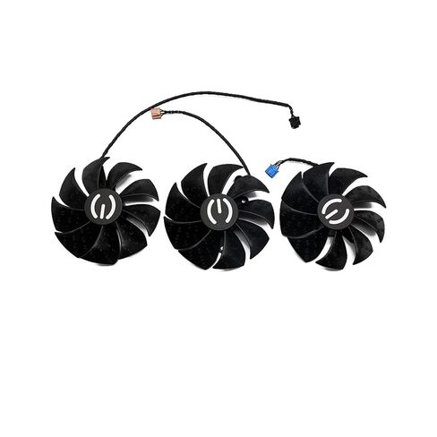 87MM PLD09220S12H Graphics Card Fans Replacement Compatible for EVGA GeForce RTX 3070 3080 TI 3090 FTW3(B-Fan) in Saudi Arabia