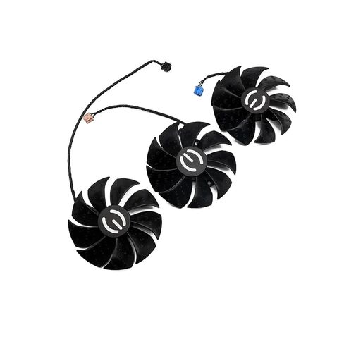 87MM PLD09220S12H Graphics Card Fans Replacement Compatible for EVGA GeForce RTX 3070 3080 TI 3090 FTW3(B-Fan) in Saudi Arabia