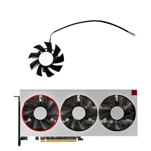 75MM FD8015H12S 12V 0.32A Cooler Fan Compatible for AMD Xfx RX Radeon VII Graphics Video Card(A Fan) in Saudi Arabia
