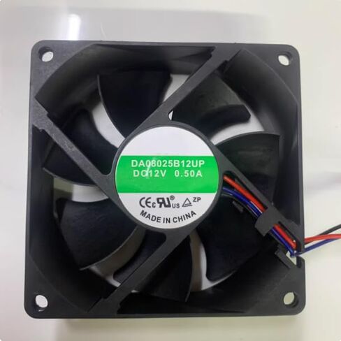 DA08025B12UP DC 12V 0.50A 80x80x25mm 3-Wire Cooling Fan in Kuwait