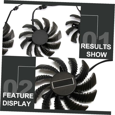 PRETYZOOM Graphics Card Cooling Fan Replacement 75mm Video Card Fan for Computer Gpu Cooling Compatible with PC Gaming and Workstation Systems in Kuwait