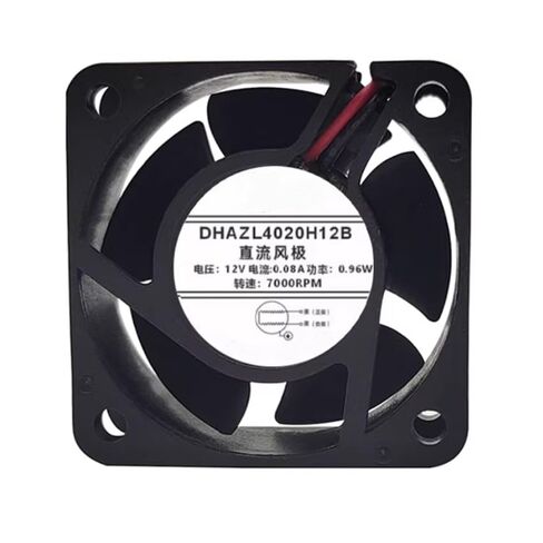 DHAZL4020H12B DC 12V 0.08A 0.96W 40x40x20mm 2-Wire Cooling Fan in Kuwait