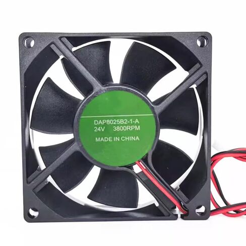 DAP8025B2-1-A DC 24V 3800RPM 80x80x25mm مروحة تبريد بسلكين in Kuwait