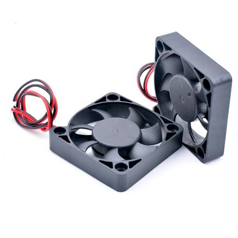 ACP5010 5 سم 50 مم مروحة 50 × 50 × 10 مم DC5V 12 فولت 24 فولت 2 دبوس مروحة تبريد مناسبة لشاحن إمداد الطاقة العاكس للهيكل الصغير (5 فولت 2 محامل كروية) in Kuwait