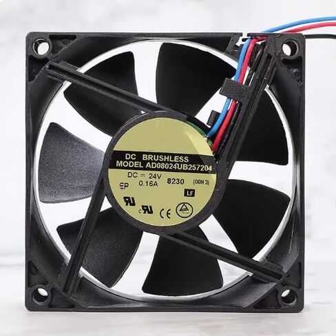 AD08024UB257204 DC 24V 0.16A 80x80x25mm 3-Wire Cooling Fan in Kuwait