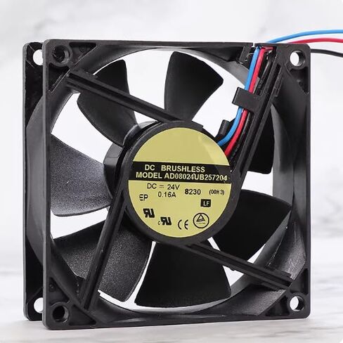AD08024UB257204 DC 24V 0.16A 80x80x25mm 3-Wire Cooling Fan in Kuwait