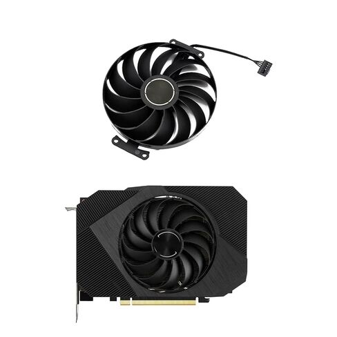95MM 6PIN T129215SU CF1010U12D GPU Cooling Fan Compatible for ASUS RTX 3050 3060 Phoenix ITX Graphics Card in Kuwait