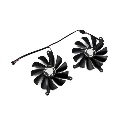مروحة تبريد FDC10U12S9-C CF1010U12S GPU متوافقة مع بطاقة الفيديو XFX Radeon RX5700 5700 XT Thicc II Ultra in Kuwait
