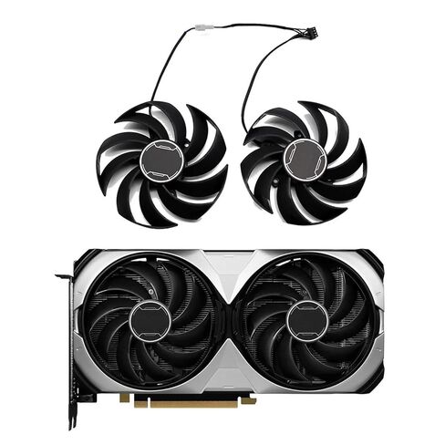 95MM PLD10010S12HH GPU Fan Compatible for MSI Games GeForce RTX 4070 4070Ti Super Ventus 2X Graphics Card(B-Fan) in Saudi Arabia