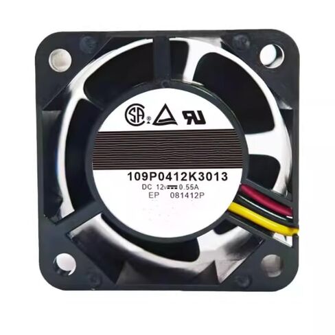 109P0412K3013 DC 12V 0.55A 40x40x28mm مروحة تبريد 3 أسلاك in Kuwait