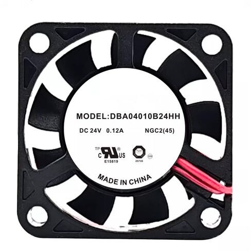 DBA04010B24HH DC 24V 0.12A 40x40x10mm مروحة تبريد بسلكين in Kuwait