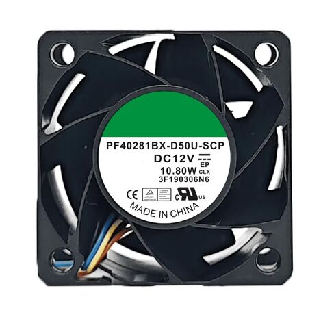 PF40281BX-D50U-SCP DC 12V 10.8W 40x40x28mm مروحة تبريد 4 أسلاك in Kuwait