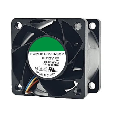 PF40281BX-D50U-SCP DC 12V 10.8W 40x40x28mm مروحة تبريد 4 أسلاك in Kuwait