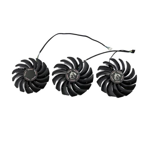 PLD09210S12HH PLD10010S12HH Cooler Fan Compatible for MSI GeForce RTX2080 Ti 2070 Super Gaming X Trio Graphics Card(3PCS) in Kuwait