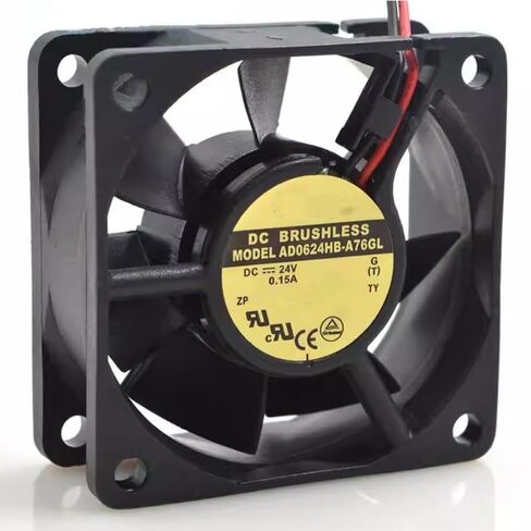 AD0624HB-A76GL DC 24V 0.15A 60x60x25mm 2-Wire Cooling Fan in Kuwait