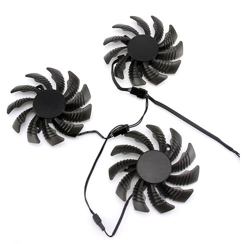 ULTECHNOVO Gpu Cooling Fan 75mm for Graphics Card Pld08010s12h, Video Card Air Cooler Replacement, Computer Accessory for Internal Gpu Cooling in Desktop Pcs in Kuwait