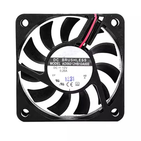 AD06012HB10A000 DC 12V 0.26A 60x60x10mm 2-Wire Silent Cooling Fan in Kuwait
