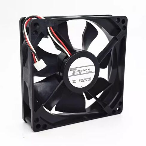 09225SS-24P-AL DC 24V 0.20A 90x90x25mm 3-Wire Cooling Fan in Kuwait
