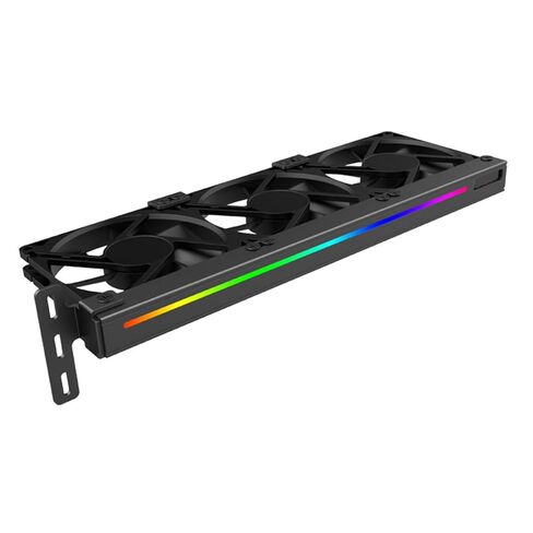 PRETYZOOM Graphics Card Cooling Fan 3-pin Silent Argb Gpu Fan Cooler for Desktop Computer Video Adapter Radiator Compatible with 5v Pci Auxiliary Cooling in Kuwait