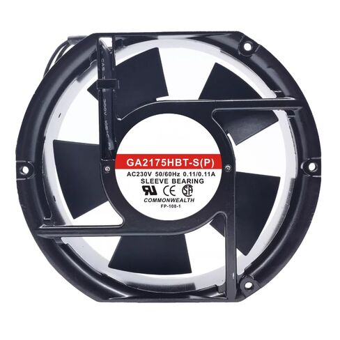GA2175HBT-S(P) AC 230V 0.11A 50/60 هرتز 172x150x51mm مروحة تبريد بسلكين in Kuwait