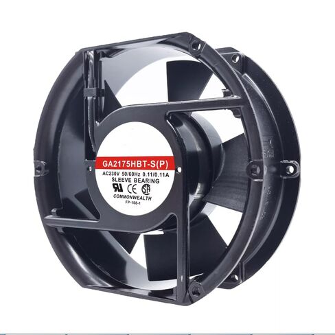 GA2175HBT-S(P) AC 230V 0.11A 50/60 هرتز 172x150x51mm مروحة تبريد بسلكين in Kuwait