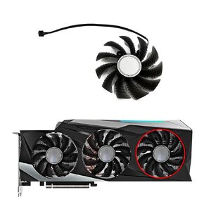 مروحة تبريد بطاقة الفيديو 82 مم 87 مم PLA09215S12H متوافقة مع Gigabyte GeForce RTX 3070TI 3080 3080TI 3090 Gaming OC GPU(3-Fan) in Kuwait