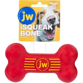 JW iSqueak Durable Rubber Ball, Dog Chew Toy with Squeaker - Medium - 7 cm in Kuwait