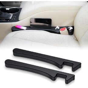 Car Seat Gap Filler 2 Pack Soft Foam Seat Gap Filler Universal Fit Car SUV Truck to Fill The Gap Between Seat and Console Crevice Blocker Stop Things from Dropping Drop Blocker (Black) in Kuwait