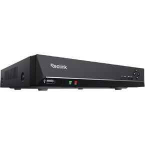 REOLINK 4K 8CH مسجل فيديو شبكي لنظام كاميرا الأمان المنزلي، يعمل فقط مع كاميرات 12MP/4K/5MP/4MP HD Reolink IP PoE NVR، تسجيل 24/7 على القرص الصلب 2 تيرابايت المثبت مسبقًا، RLN8-410 in Kuwait