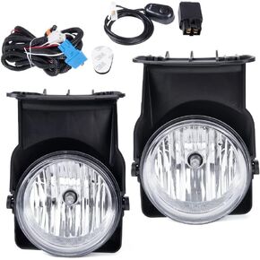G-PLUS Front Bumper Fog Lights Lamp Compatible with Ford F150 2006-2010 / Compatible with Lincoln Mark LT Pickup Truck 2006-2008 w/Bulbs AL3Z15201A luces de neblina in Kuwait