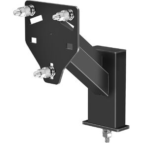 Trailer Spare Tire Mount Bracket for Trailer, Spare Tire Carrier Heavy Duty Holds up to 160 Lbs,Fits 4 & 5 & 6 Lugs Trailer Wheels on 4",4.25",4.5'', 4.75'', 5'' and 5.5'' Bolt Patterns in Saudi Arabia