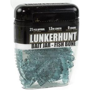 LUNKERHUNT Fishing Bait Jar with Unique Scent Attractant | (1.5 inches) Durable Bait | Ice Fishing Bait for Fishing Bass, Trout and Pike Reusable Soft Plastic Bait in Kuwait