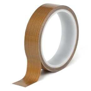 شريط قطعة قماش زجاجية Teflone ​​، 2'x 33 قدمًا × 0.18 مم ، شريط لاصق من الألياف الزجاجية المغلفة PTFE ، شريط ptfe عالي درجة الحرارة لآلة السداد in Saudi Arabia
