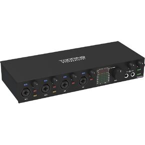 TOPPING E2X2 USB Audio Interface - High-Performance Mixer & Recording Interface for PC, Mac, iPhone & Android - Ultra-Linear Preamp, 48V Phantom Power, Low Noise, Real-Time Monitoring (Black) in Saudi Arabia