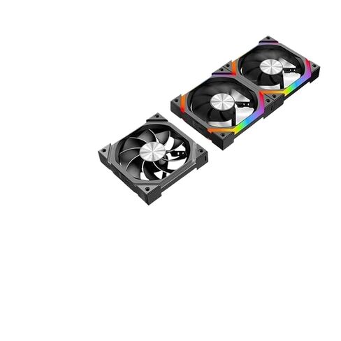 120 120 مم 5 فولت 3-PIN ARGB/12V 4-PIN PWM مروحة تبريد هادئة خالية من الأسلاك، مراوح 800-2000 دورة في الدقيقة 61.5 CFM حجم الهواء (إصدار عكسي WT) in Kuwait