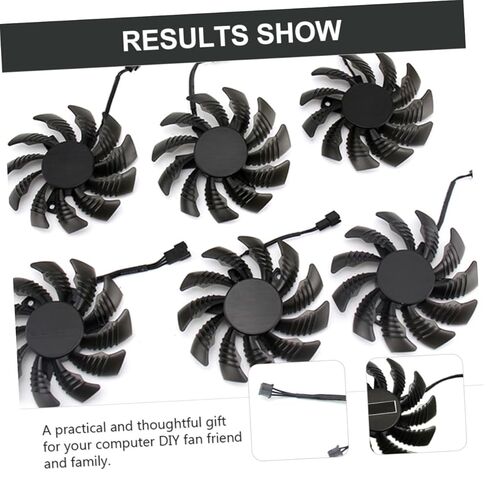 VALICLUD Gpu Fan Cooler 75mm لبطاقة الفيديو Pld08010s12h استبدال مروحة تبريد بطاقة الرسومات لتبريد الكمبيوتر Gpu للمكونات الداخلية للكمبيوتر الشخصي in Kuwait