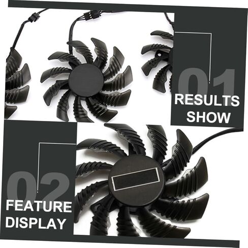 VALICLUD Gpu Fan Cooler 75mm لبطاقة الفيديو Pld08010s12h استبدال مروحة تبريد بطاقة الرسومات لتبريد الكمبيوتر Gpu للمكونات الداخلية للكمبيوتر الشخصي in Kuwait