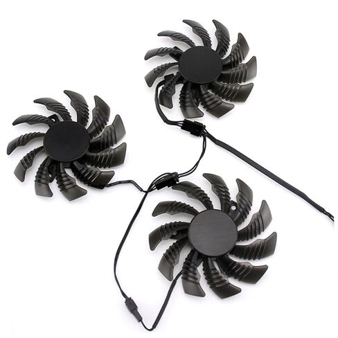 VALICLUD Gpu Fan Cooler 75mm لبطاقة الفيديو Pld08010s12h استبدال مروحة تبريد بطاقة الرسومات لتبريد الكمبيوتر Gpu للمكونات الداخلية للكمبيوتر الشخصي in Kuwait