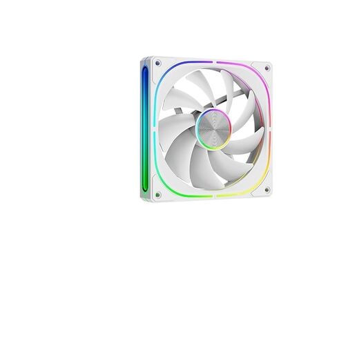 14 V2 140MM ARGB Performance Chassis Fan 600-1600RPM Hydraulic Bearing 5V-3PIN ARGB/4PIN PWM 9 Halo Fan(White Regular) in Kuwait