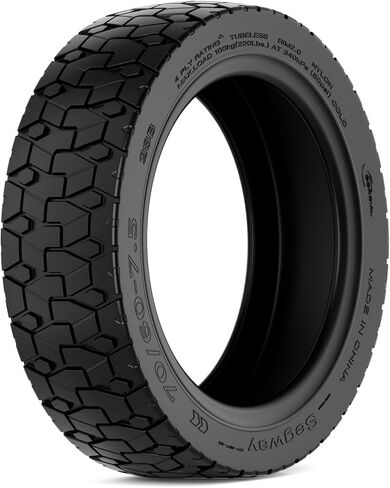 11 بوصة الإطار بلا أنبوبي متوافق مع تسعة من قبل Segway ZT3 Pro Rickscooter ، 70/60-7.5 ZT3 Rubber Scooter Tyres 11inch إطارات All-Road مع ملحقات أصلية داخلية بلا أنبوبية in Saudi Arabia