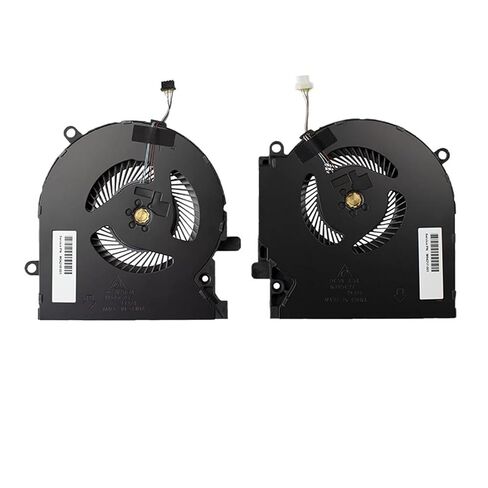 مروحة تبريد وحدة المعالجة المركزية للكمبيوتر المحمول M04216-001 لـ 6 6Pro 15-EK 15-EN TPN-Q236 TPN-Q238 M04217-001 M04218-001 M04215-001 (أزواج GTX1650 5V) in Kuwait