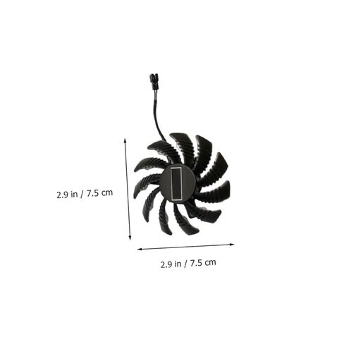 Graphics Card Cooling Fan 2-pin 75mm Gpu Radiator Cooler Replacement for Video Card Computer Cooling System in Kuwait